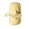 Schlage Schlage Bright Brass Steel Electronic Keypad Entry Lock FE595VPLYFLA505 - alternate 3